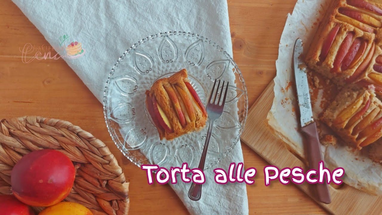 TORTA alle PESCHE Facilissima | Ricetta vegan 🌱