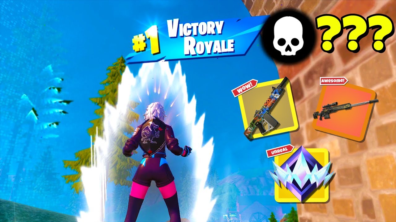 High Elimination Unreal Ranked Solo Win Gameplay (Fortnite Chapter 5 Zero Builds)