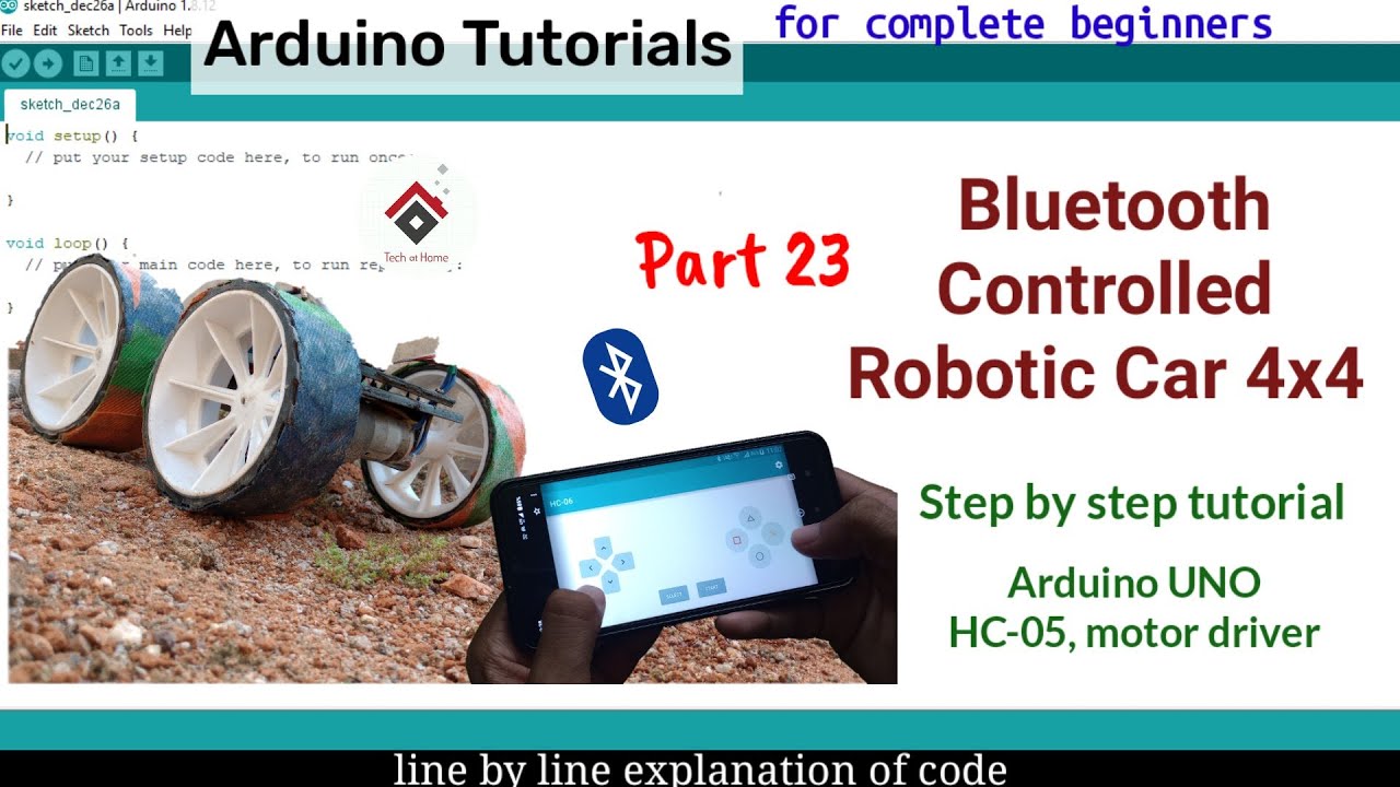 Как сделать машину с Bluetooth-управлением с помощью Arduino и Bluetooth-модуля HC05 | Управление...