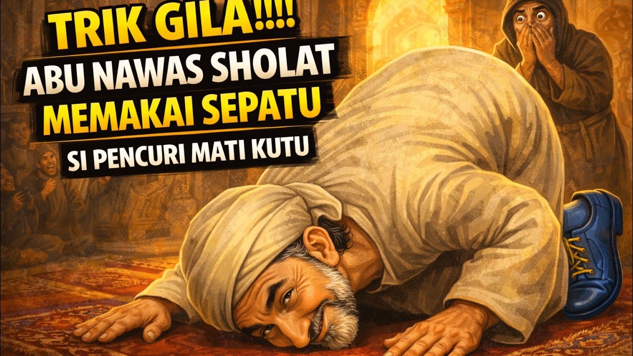 ANEH BANGET! Abu Nawas Sengaja Salat Pakai Sepatu — Alasannya Bikin Merinding