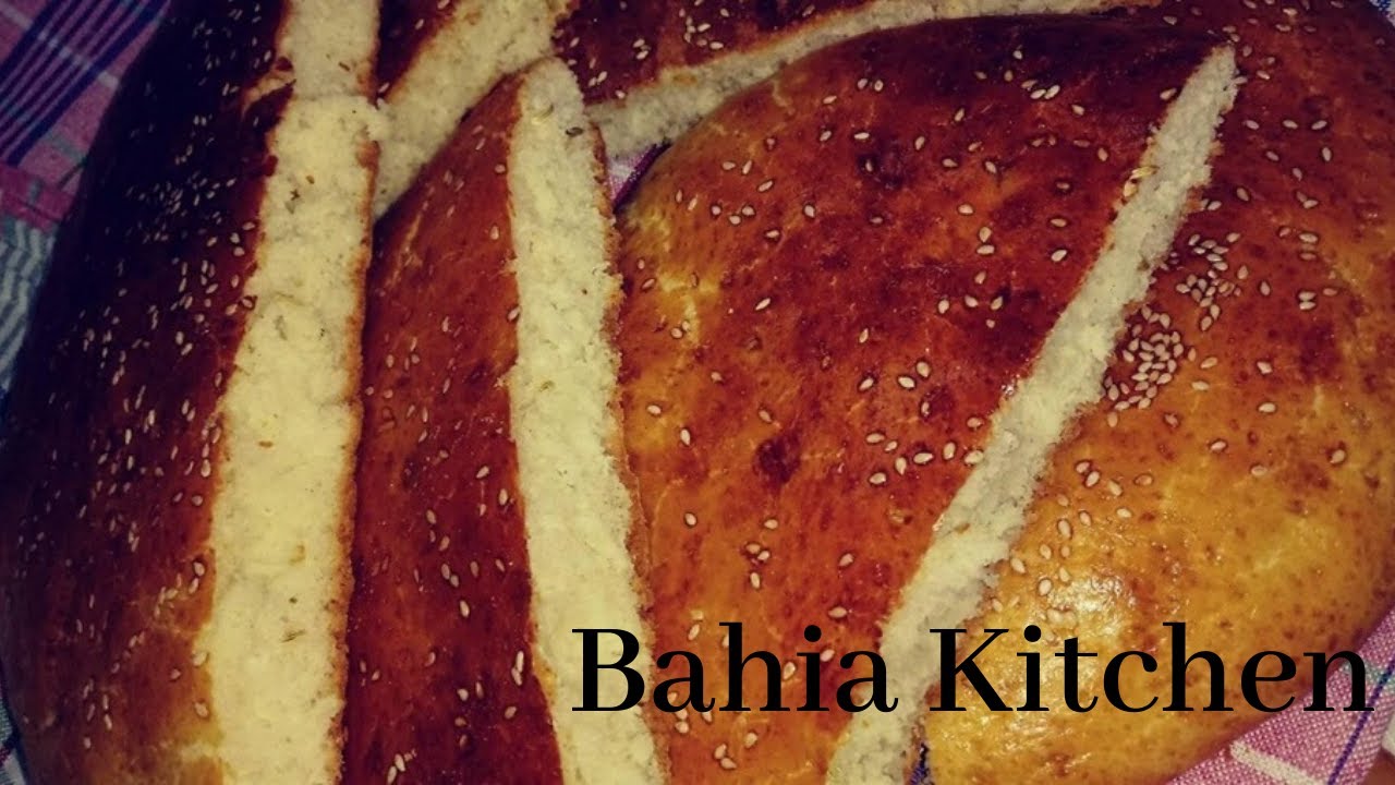 خبز الكوشة أو خبز الدار بالفرينة خفيف كالقطن