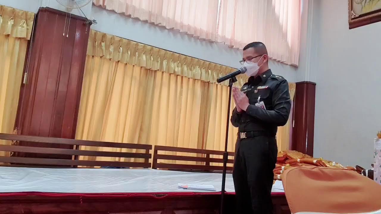 พิธีกร พิธีบำเพ็ญกุศลอายุวัฒนมงคลพระเทพวรคุณ (ประศาสน์ ปญฺญาธโร) เจ้าอาวาสวัดบรมนิวาส ๑ ตุลาคม ๒๕๖๕