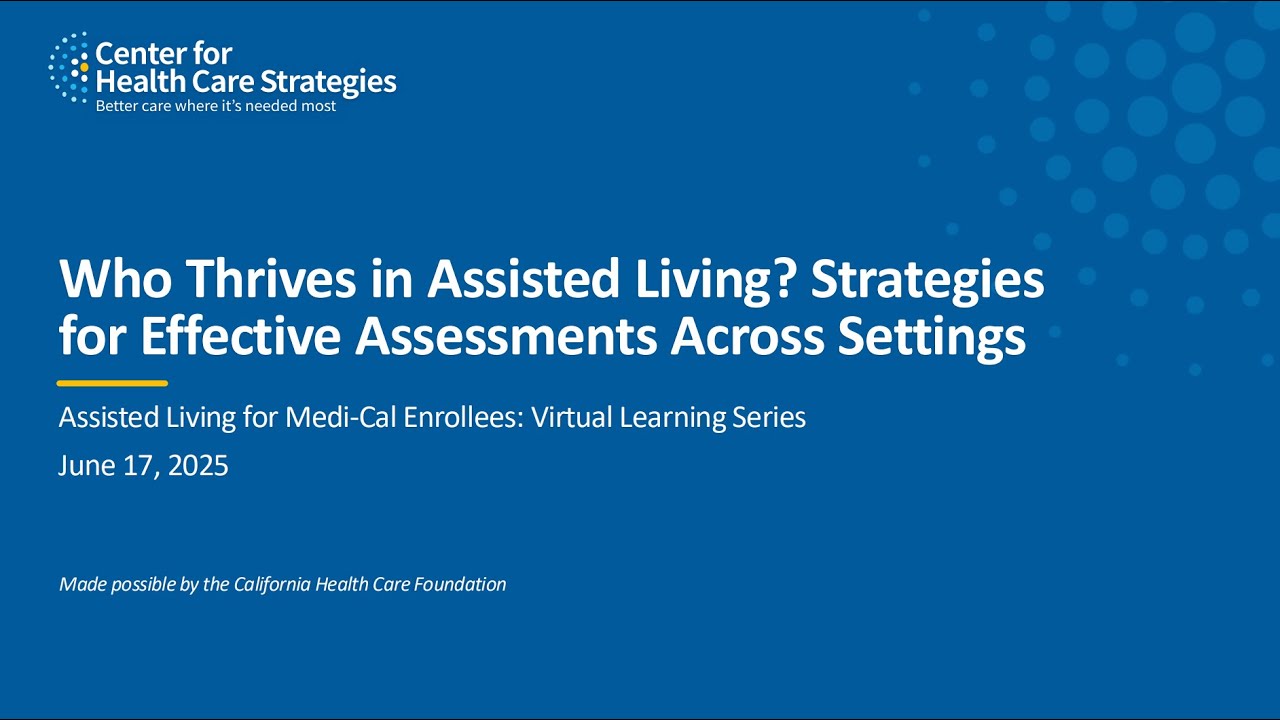 Who Thrives in Assisted Living? Strategies for Effective Assessments Across Settings