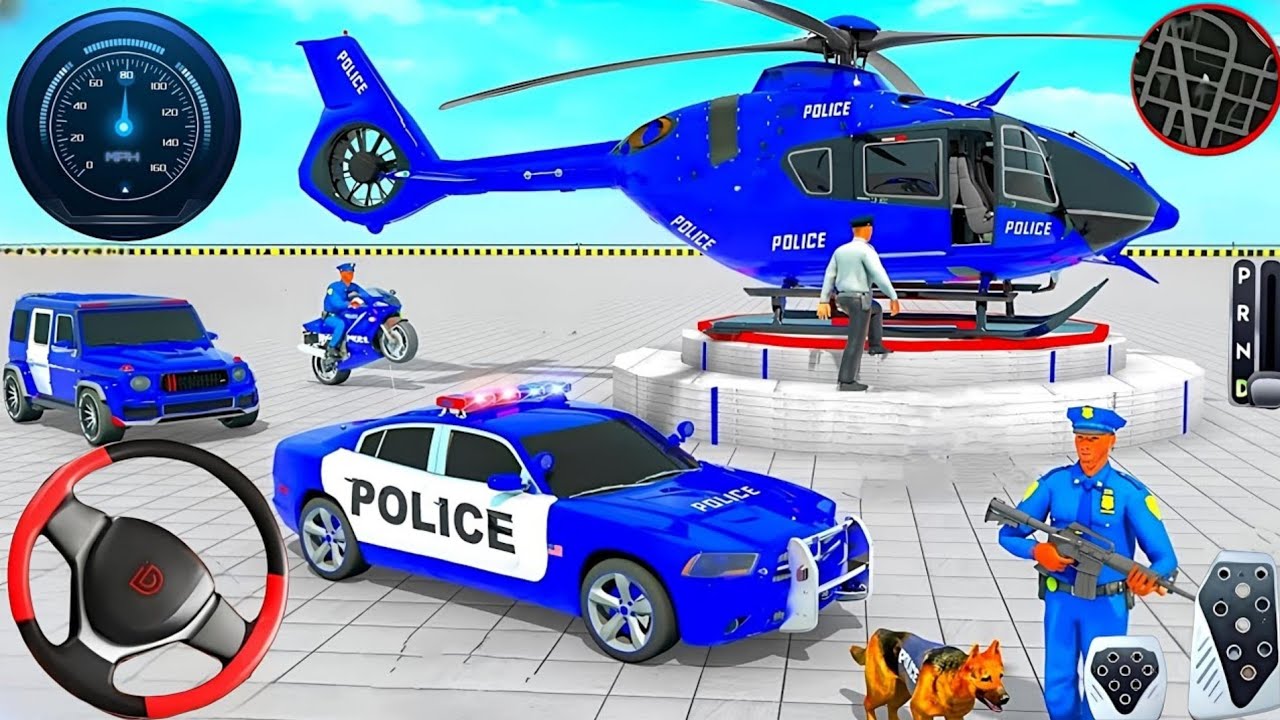 New Police Car Chase Simulator 3D Game - Real Cop Car Driving Simulator 2026 - Android GamePlay