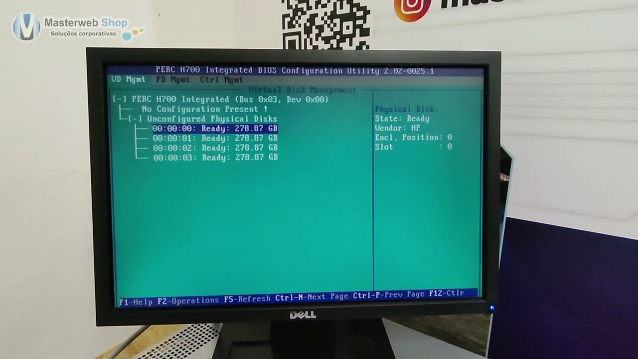 Como configurar o RAID no servidor DELL R710