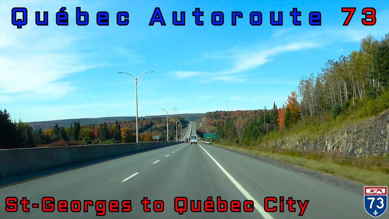 Québec Autoroute 73 NB - Saint-Georges to Québec City (October 2023)