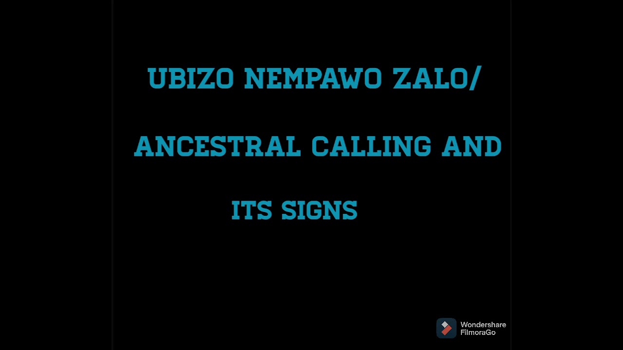 Ubizo: The calling and its symptoms | Ntombiyengwevu.