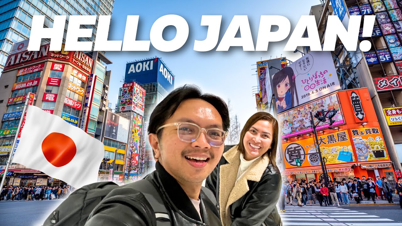TOUCHDOWN JAPAN! 🇯🇵 | Arrival, First Impressions & Travel Tips | First Time in Japan