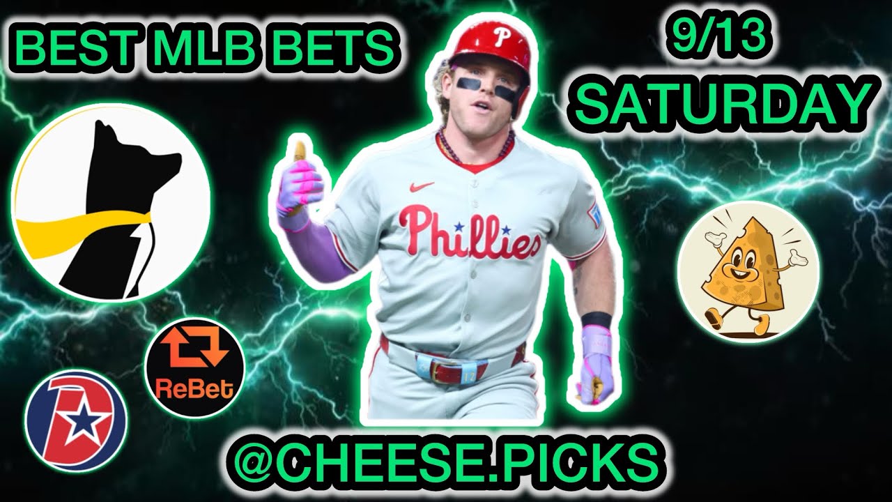 BEST MLB Player Props for Saturday 9/13 - BEST UNDERDOG PROPS TODAY