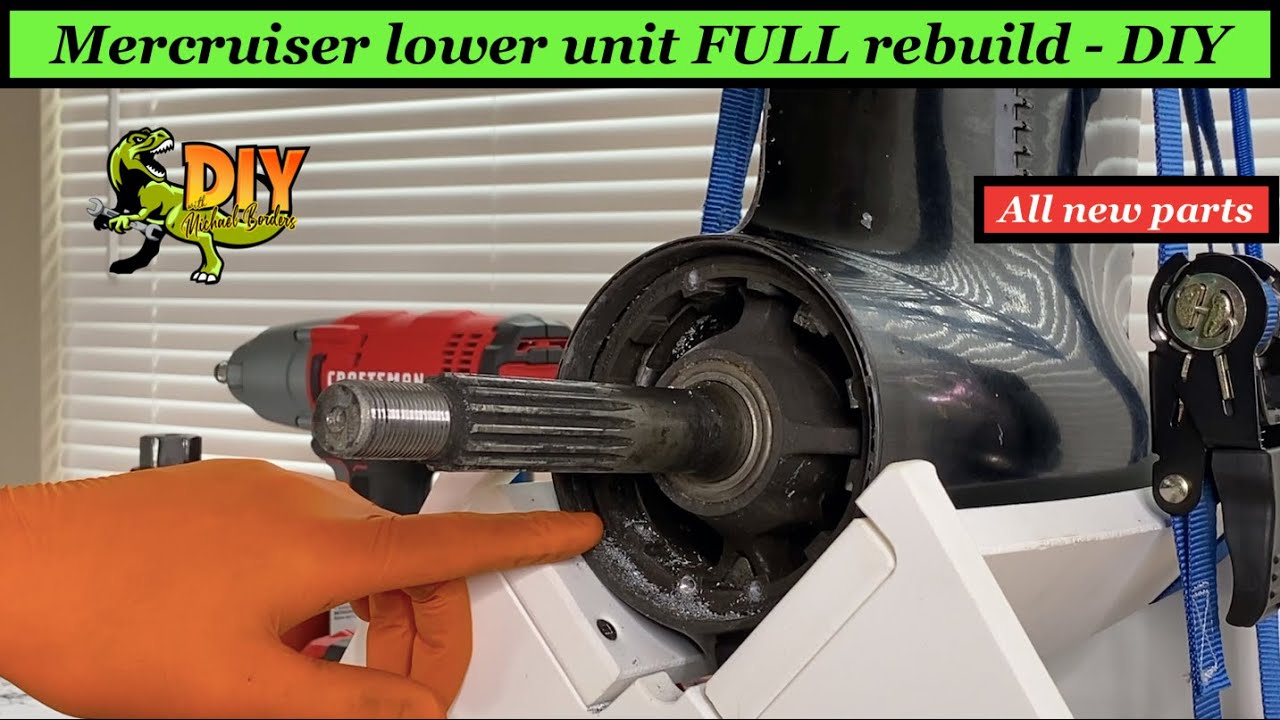Mercruiser Alpha outdrive lower unit rebuild - Full DIY rebuild