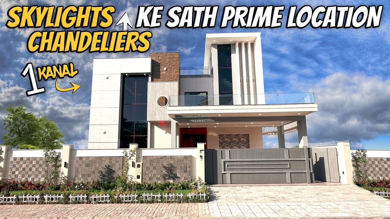1 Kanal Shandar SKYLIGHTS Aur CHANDELIERS Ke Sath Prime Location Per House for Sale In DHA Islamabad