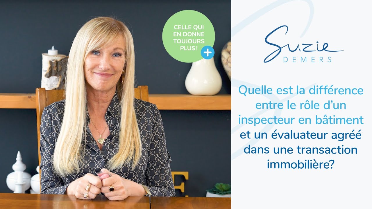 Quelle est la différence entre le rôle d’un inspecteur en bâtiment et un évaluateur agréé ?