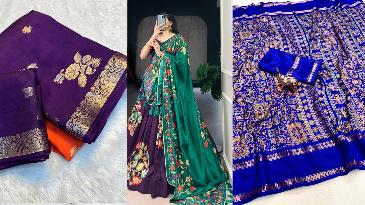 2D Sarees & Tusser Silk Sarees New Collections 