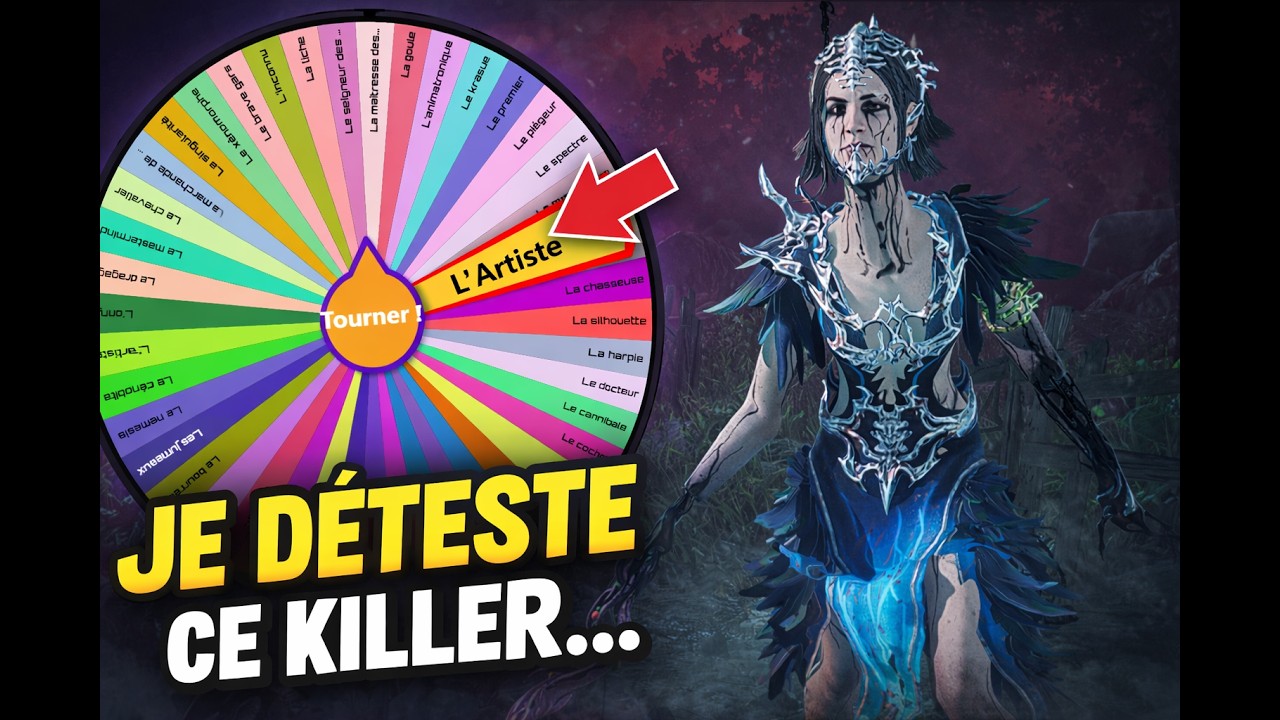 Un viewer lance la roulette… et je tombe sur L’ARTISTE | Dead by Daylight