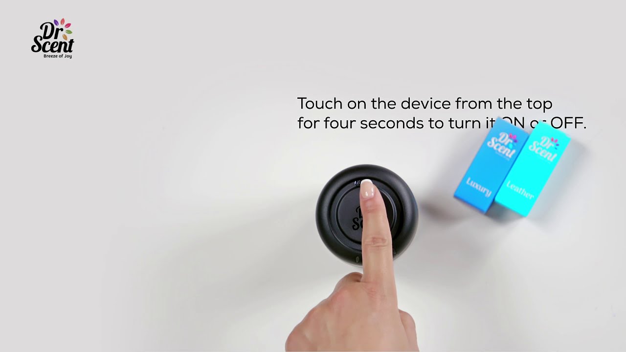 Portable Scent EN - Video Settings Instructions
