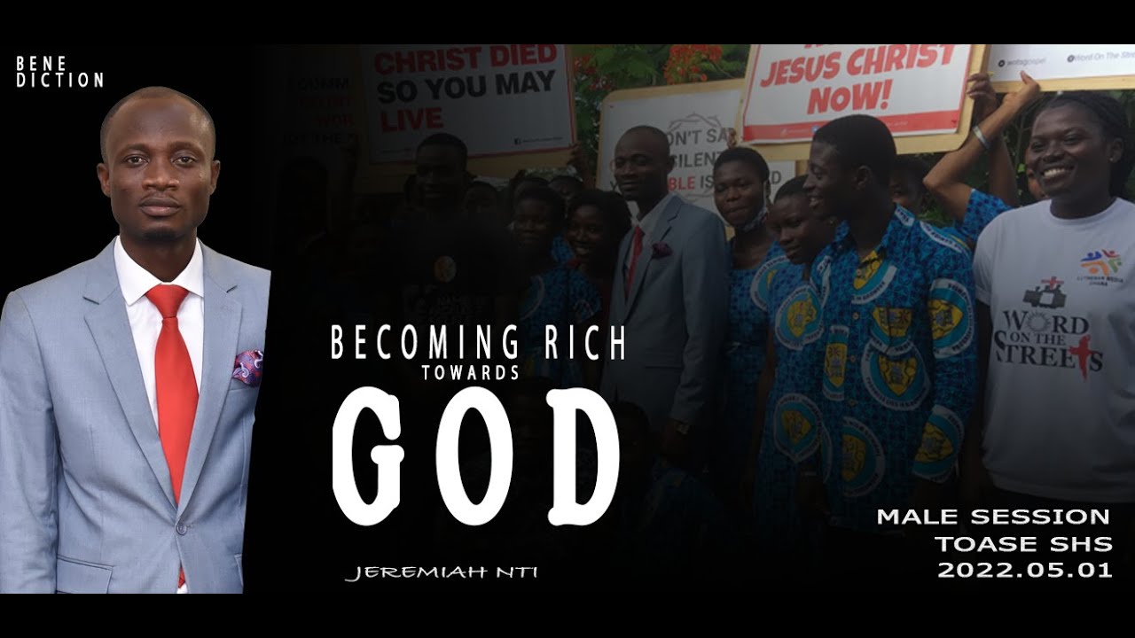 2022.05.01 || Rich Towards God || TOASE SHS || Male Session