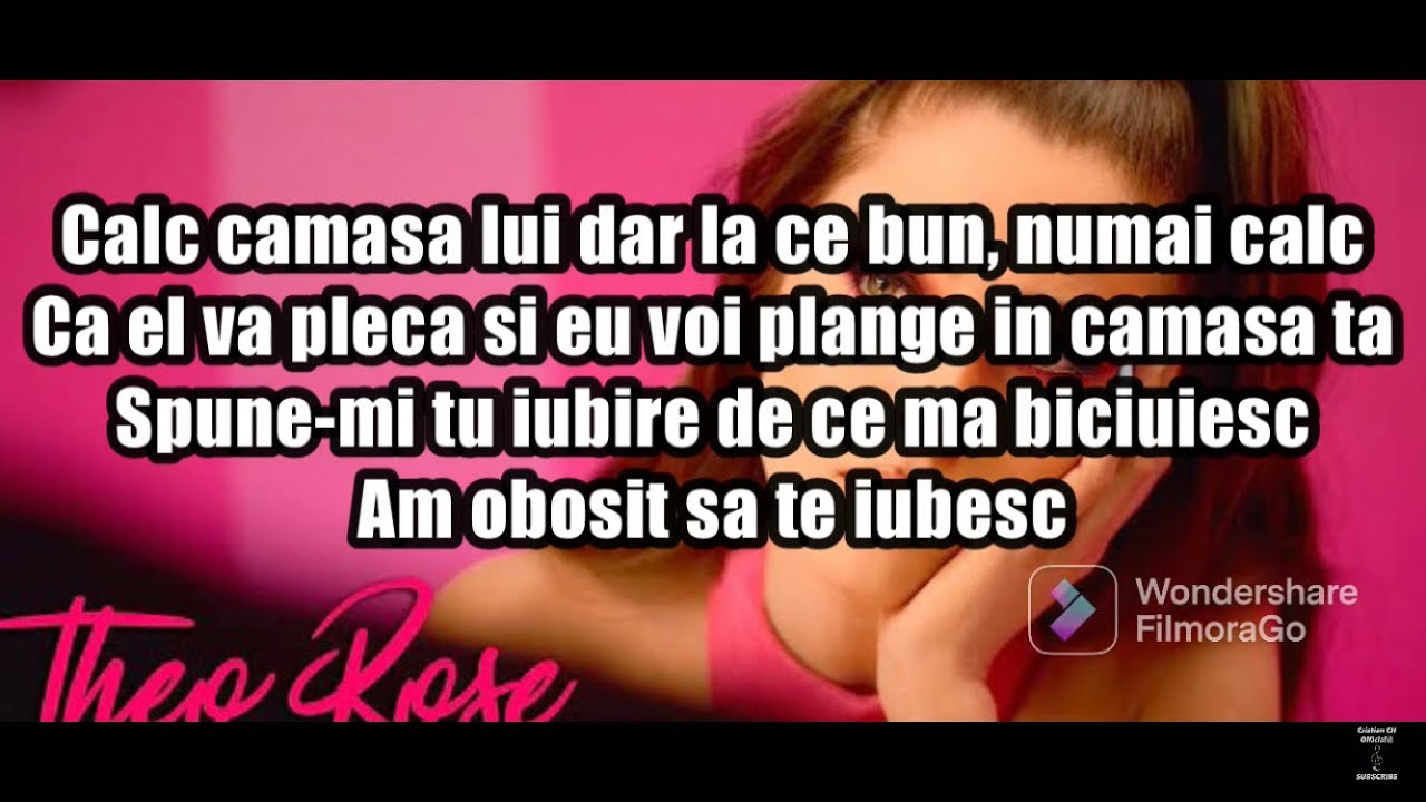Theo Rose - Camasa  Lyrics Versuri
