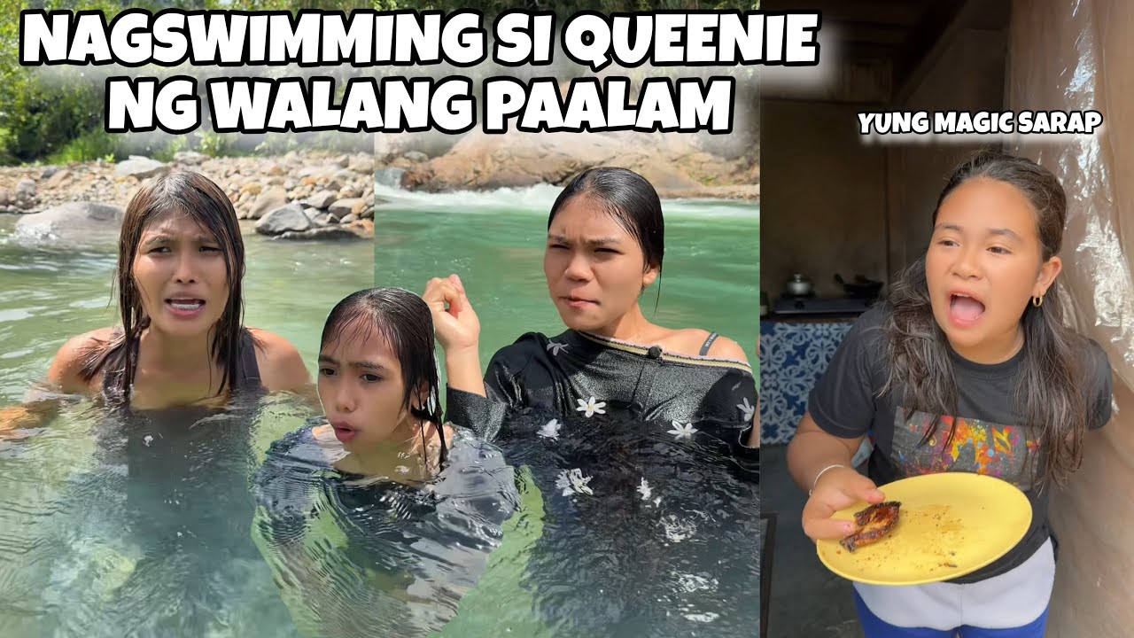 NAGSWIMMING SI QUEENIE NG WALANG PAALAM | FUNNY TIKTOK COMPILATION GOODVIBES | Queenie Dawson 