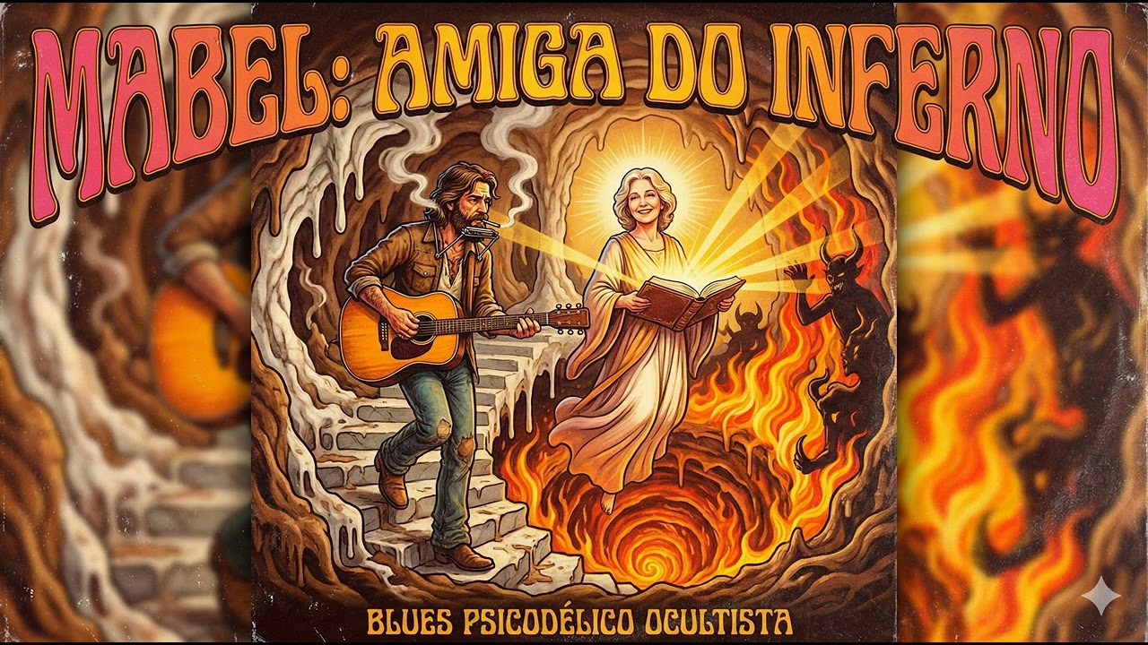 Raul Seixas e Mabel Collins no quinto do Infernos | Blues Psicodélico Ocultista (Vibe Anos 70) 🎸🔥