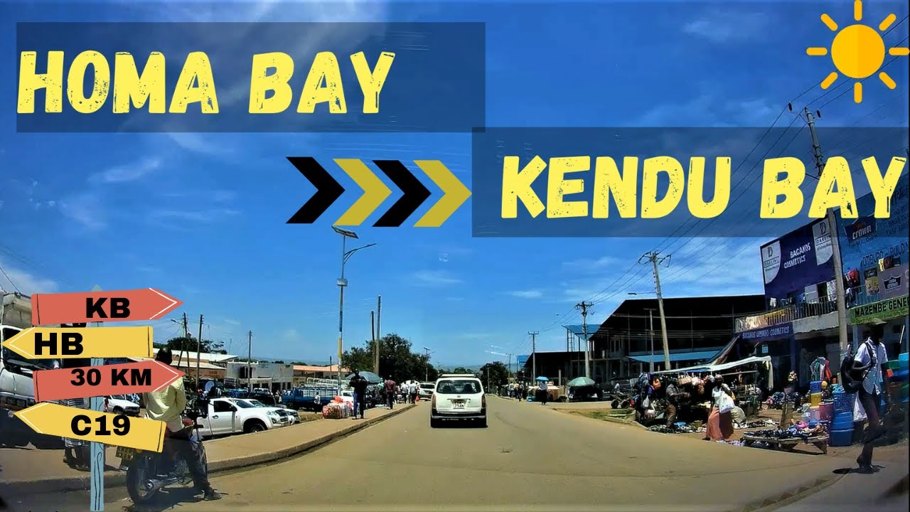 Driving- Homa Bay to Kendu Bay via C19 | Full 31 km stretch | Dash Cam Kenya 2020