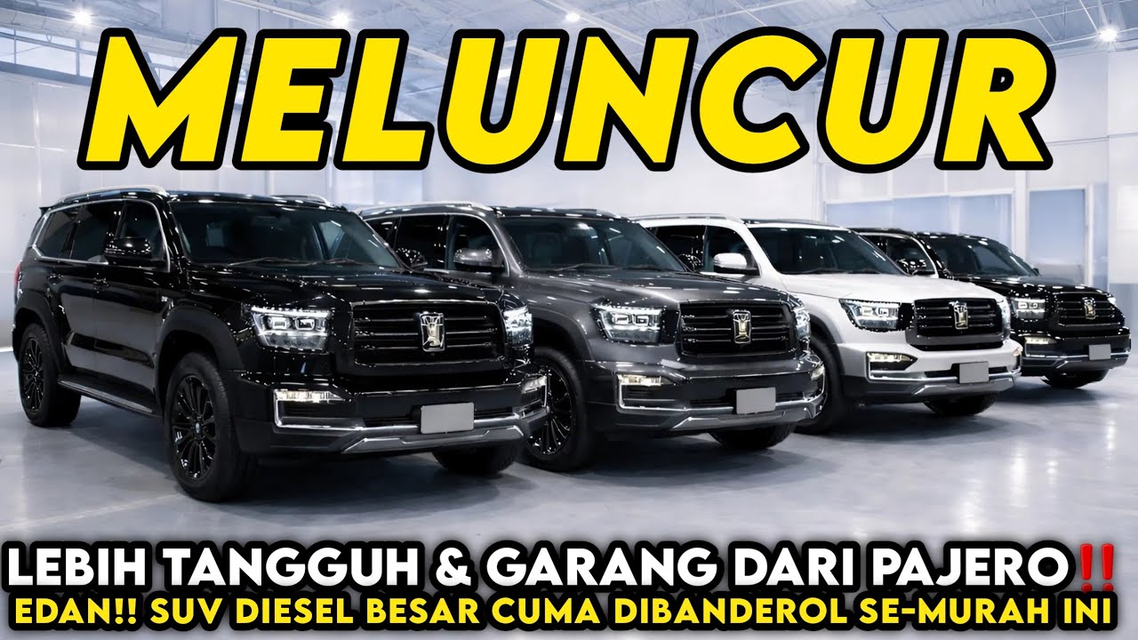 NGERI‼INILAH SUV PEMBUNUH FORTUNER & PAJERO? SUV DIESEL BERINGAS Akhirnya MELUNCUR -Mobil Baru Murah