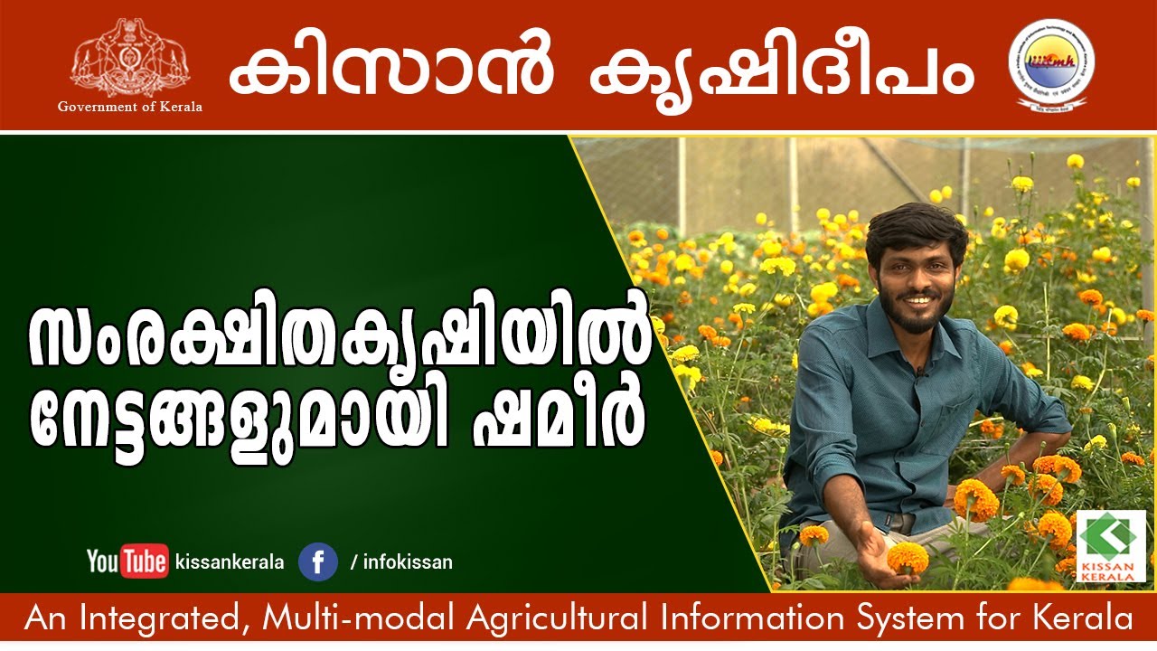 Kissan Krishideepam Episode-973 - Successful protected cultivation by Shameer