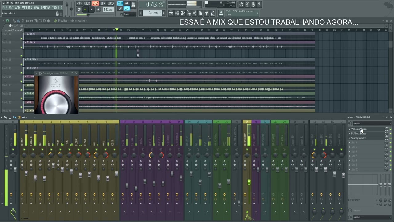 Mix VS FL Studio • Banda Pretinha - Zona de Perigo 