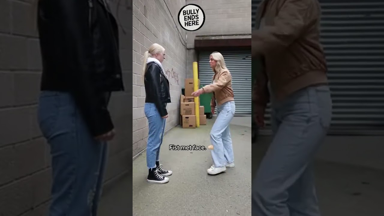 Bully gets instant karma! Self-defense win. #bullying #justice #karma