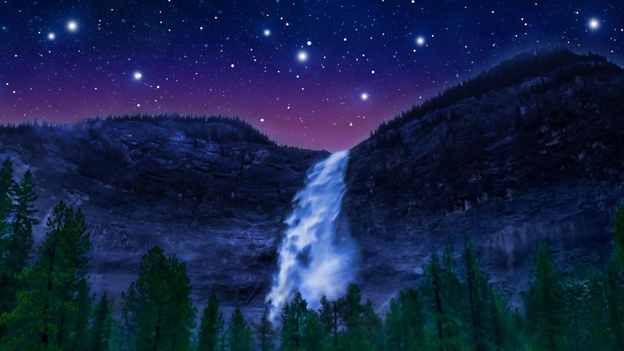 White Noise of Waterfalls Sounds for Sleeping