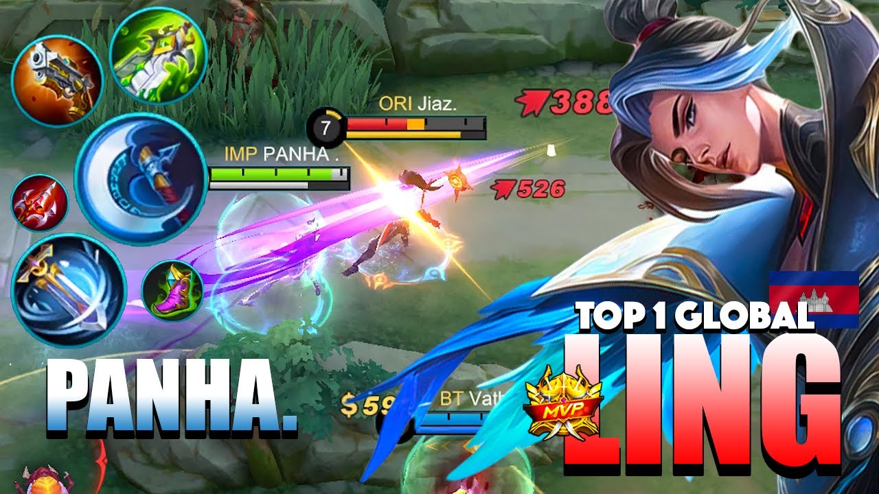 Ling Brutal Map Controlled, Non Stop Gank & Roam | Top 1 Global Ling Gameplay By PANHA. | MLBB