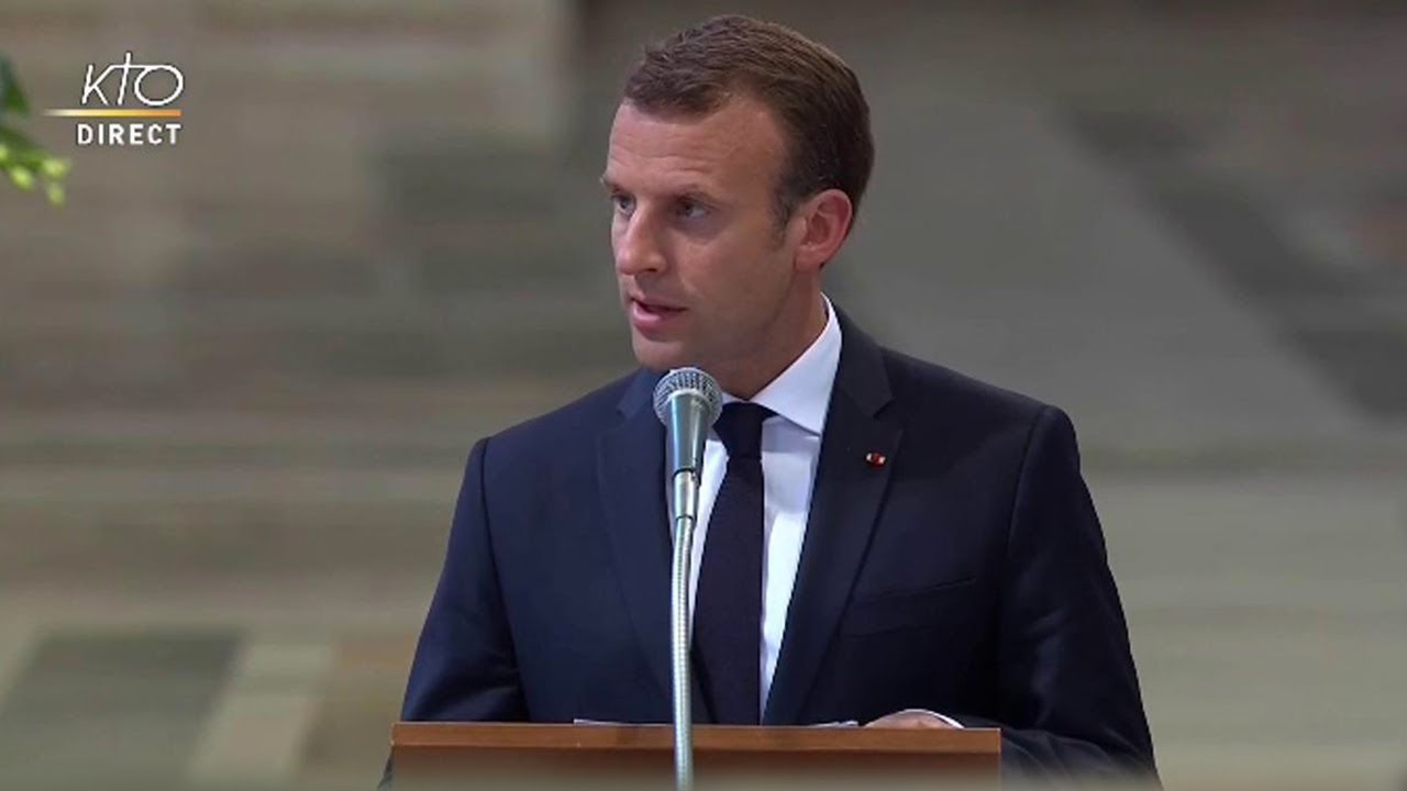 Remerciements d'Emmanuel Macron au chapitre du Latran