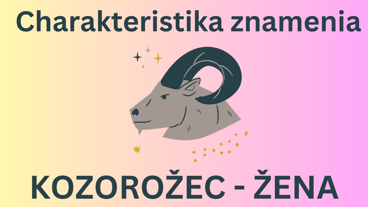 KOZOROŽEC - ŽENA - Aká je partnerka ? Charakteristika, aká je žena KOZOROŽEC ?