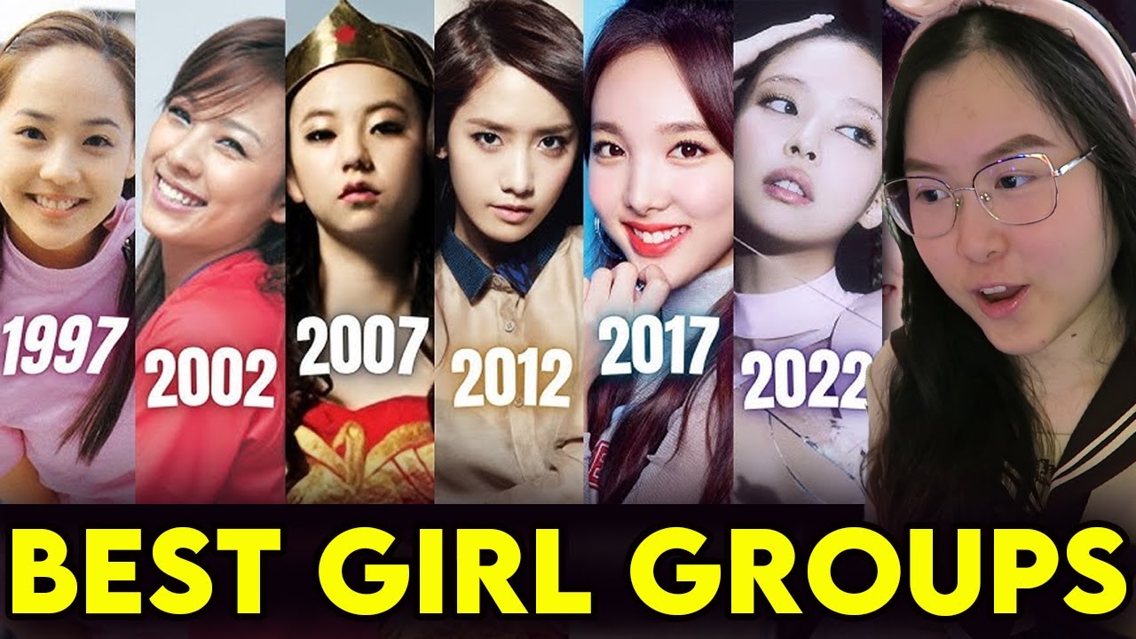 NON KPOP FAN REACTS to BEST KPOP Girl Groups from 1997 to 2022