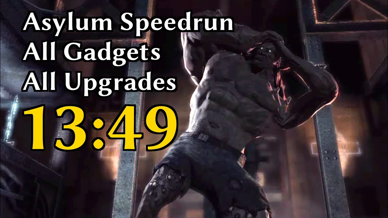 Batman: Arkham Asylum Speedrun (New Game Minus) in 13:49