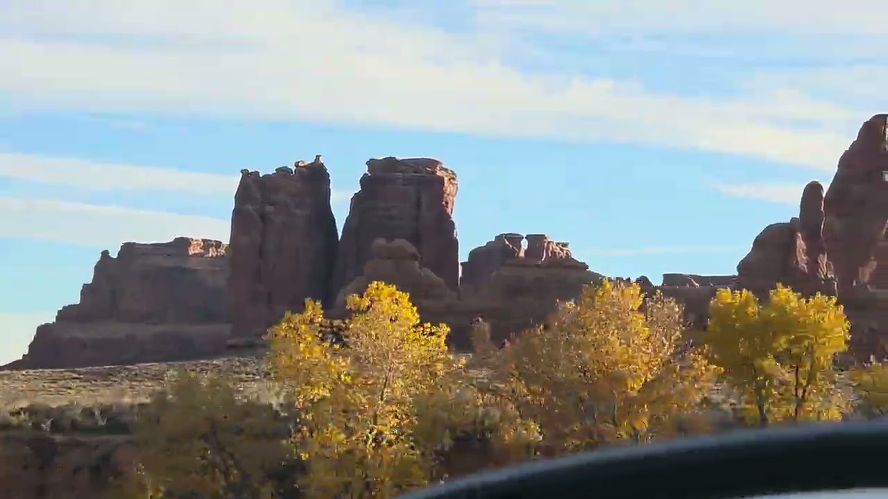 Beautiful drive from SLC to Moab Utah. 
