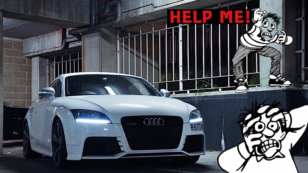 SHOOK CAM | CRAZY LOUD AUDI TTRS | SCARES LONDON #ShookCam