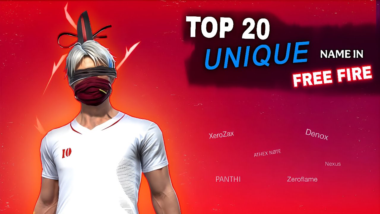 Top 20 Unique Nicknames For FREE FIRE || New Year Special 2026 || #youtubeshorts #ayushedu @BINUFF