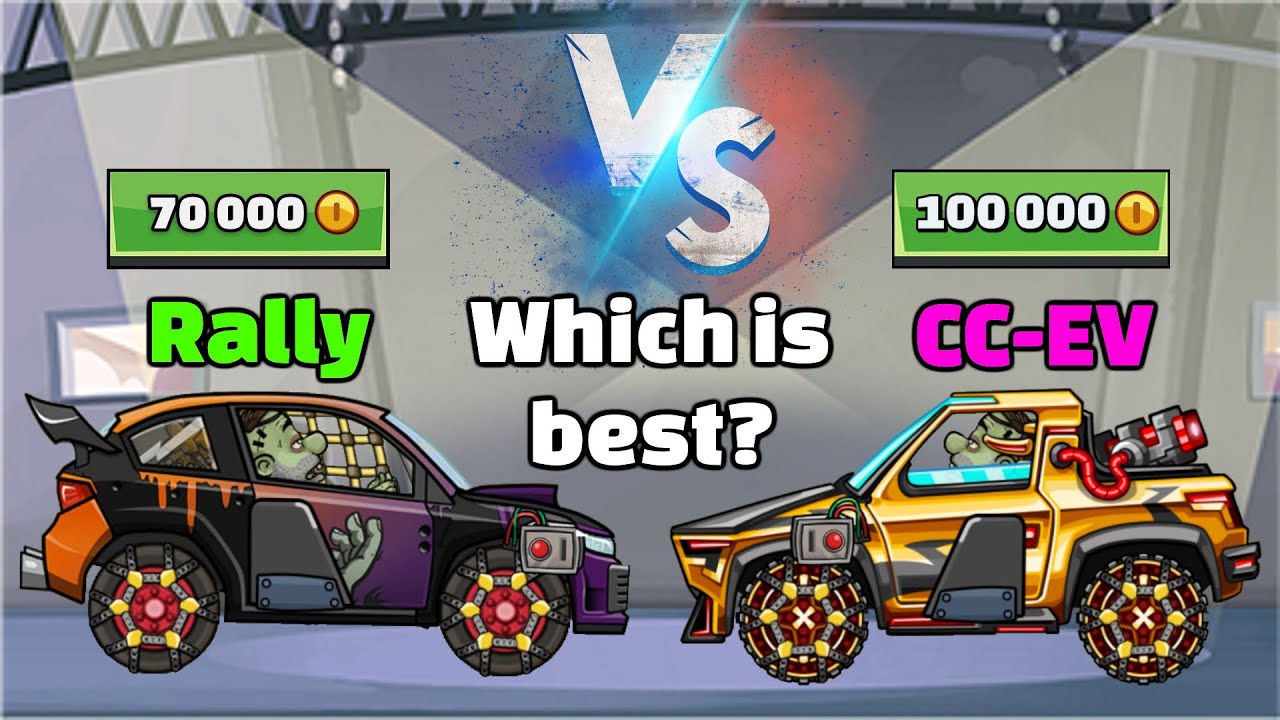 Hill Climb Racing 2 - 🤔 Rally VS CC-EV (Which Is Best?) 🤔