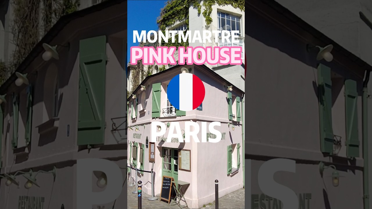 Najpiękniejsza kawiarnia na Montmartre 🇫🇷 | La Maison Rose, R&oacute;żowy Dom w Paryżu
