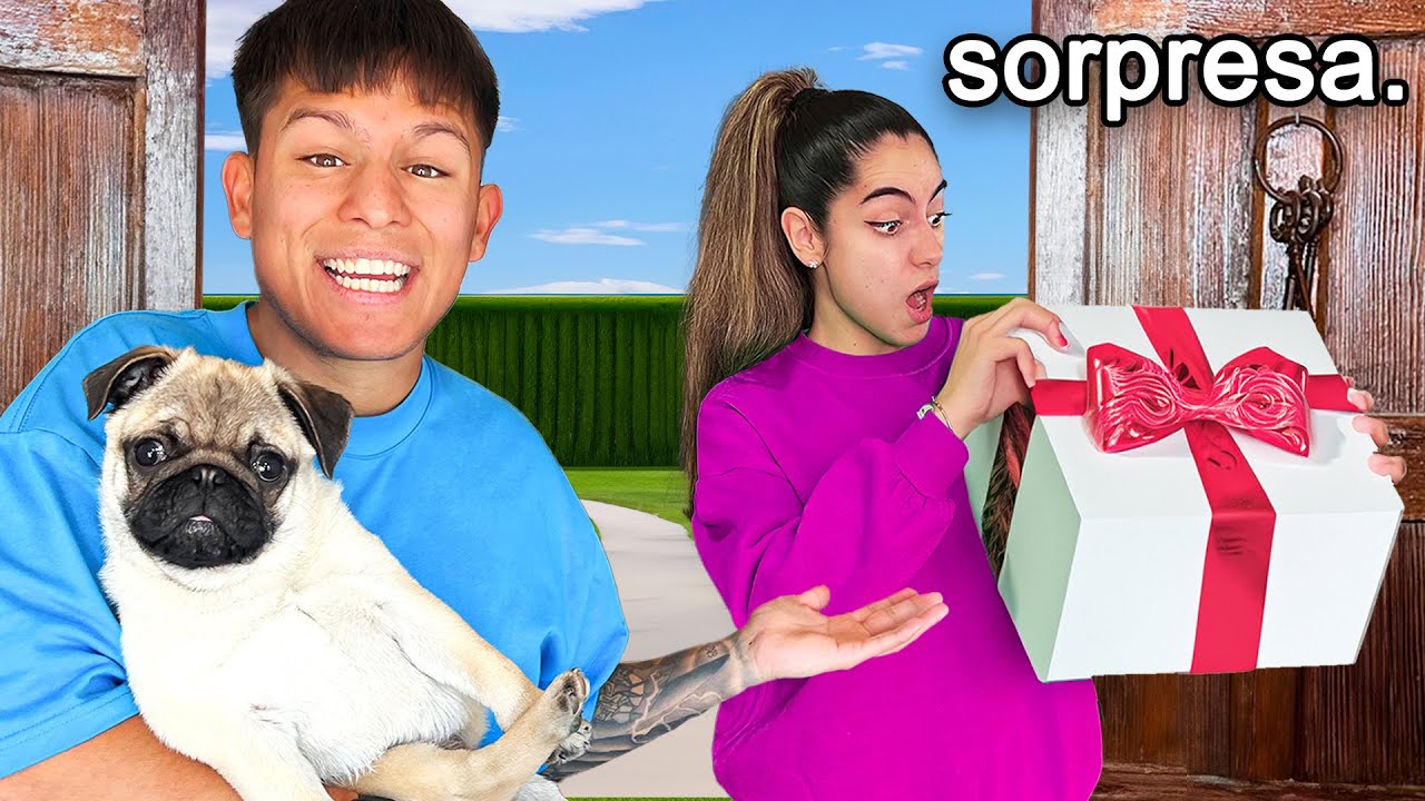 LE REGALO UN PERRITO A MI NOVIA POR SOSPRESA! *Se Emociona* 🎁❤️