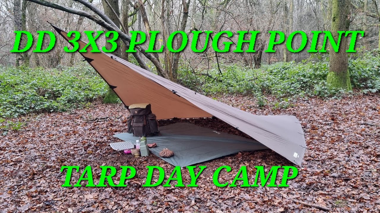 DD 3X3 PLOUGH POINT TARP DAY CAMP
