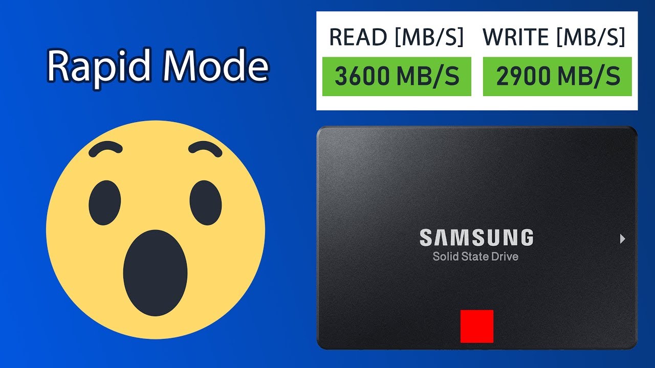 Samsung 860 EVO 250GB - Rapid Mode ON vs OFF