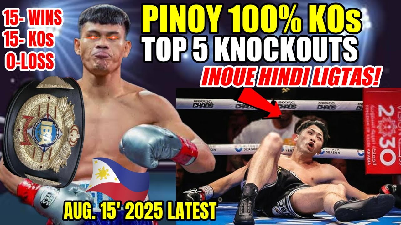 PINOY UNDEFEATED 100% KO RATE! TOP 5 KNOCKOUTS | LATEST AUGUST 2025 FIGHT