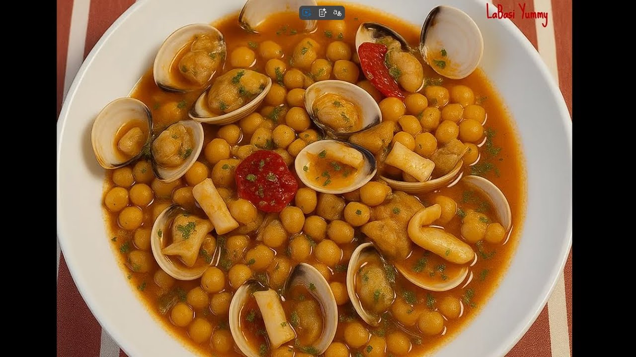 ESTOFADO DE GARBANZOS A LA MARINERA