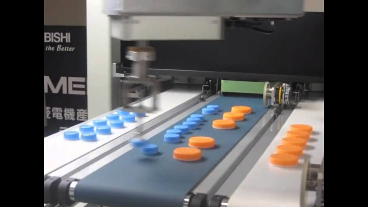 Mitsubishi RH-3SxHR SCARA Robot Visual Line Tracking