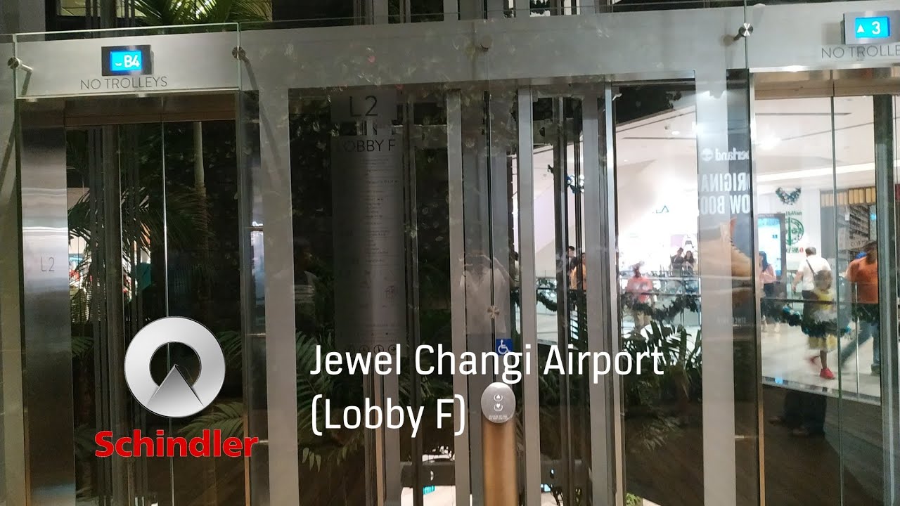 Schindler lifts at Jewel Changi Airport (Lobby F)