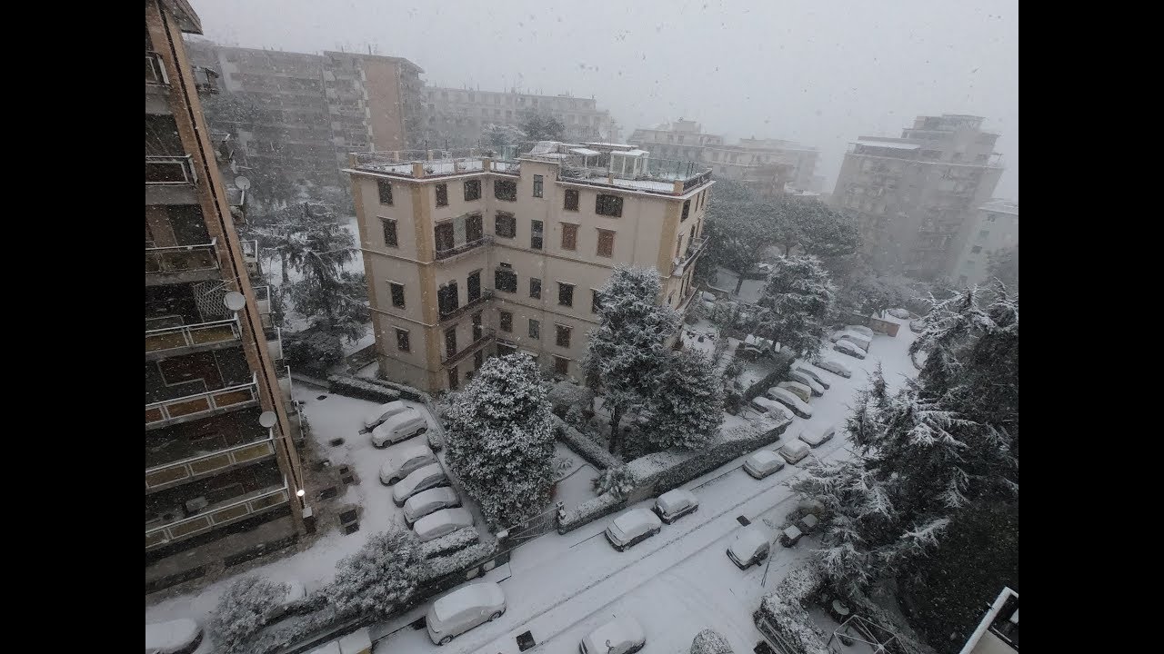 NEVE RECORD A NAPOLI 27 FEBBRAIO 2018