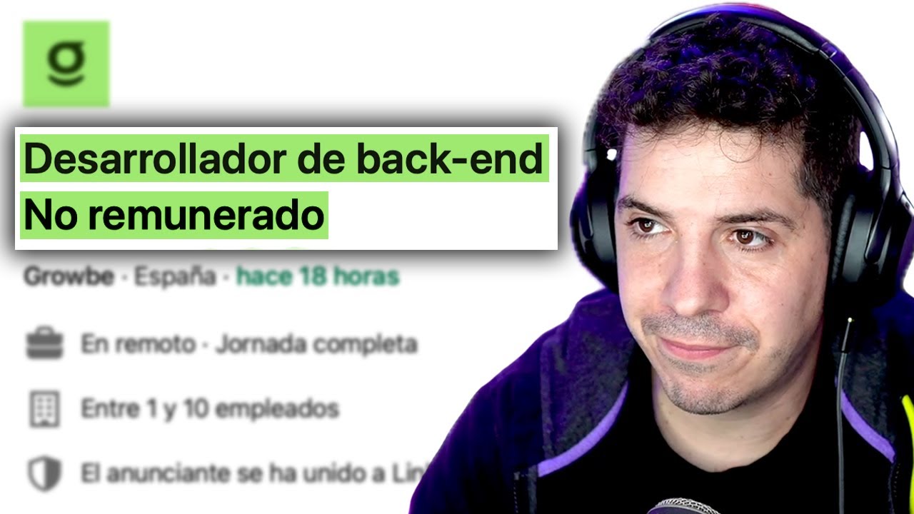 La PEOR oferta de trabajo para Programadores (midudev se enoj&oacute;, por cierto)