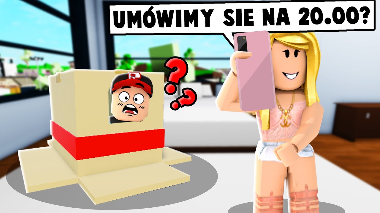 SZPIEGUJĘ MOJĄ DZIEWCZYNĘ PRZEBRANY ZA KARTON! (Roblox Brookhaven) | Vito i Bella