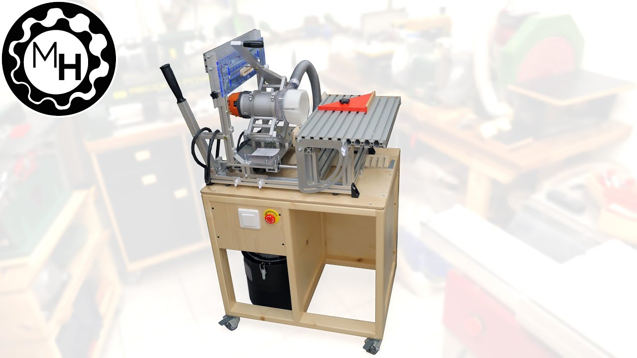 Pantorouter Cart with Automatic Dust Collection
